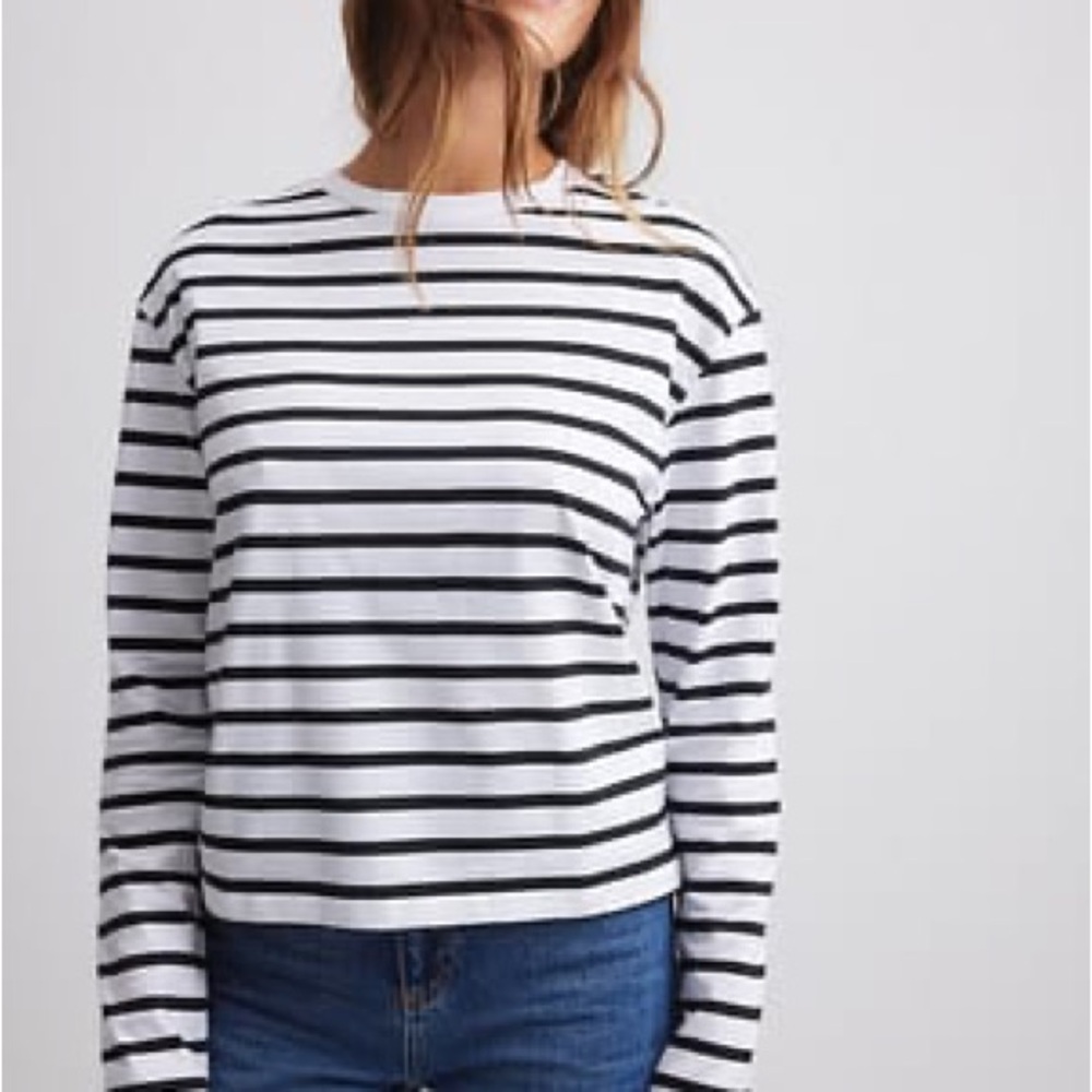 Striped Long Sleeve Women's Top